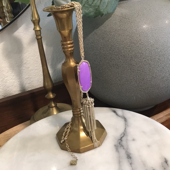 Kendra Scott Purple Rayne Neckless - Picture 9 of 11